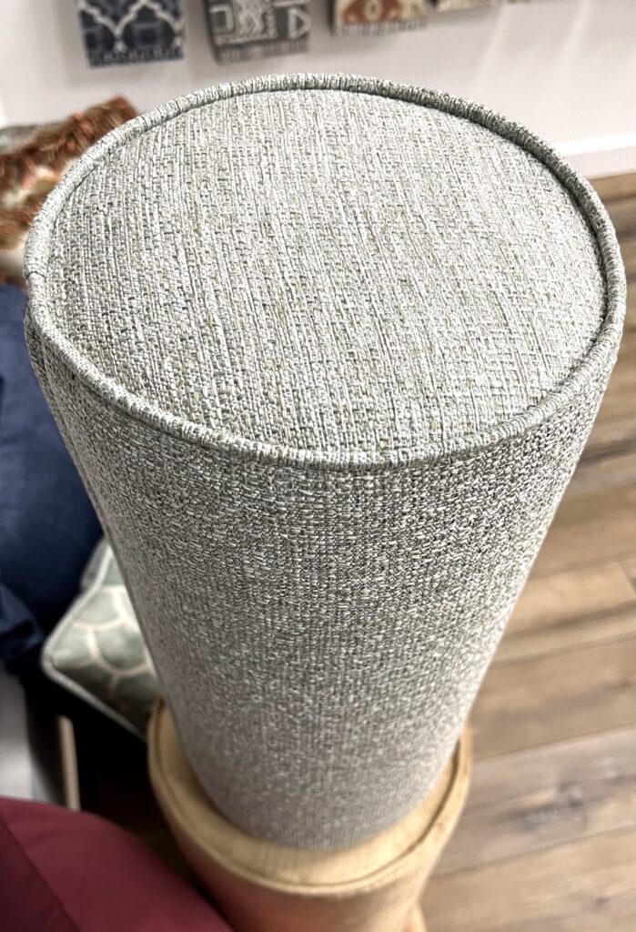 round pillow upholstery