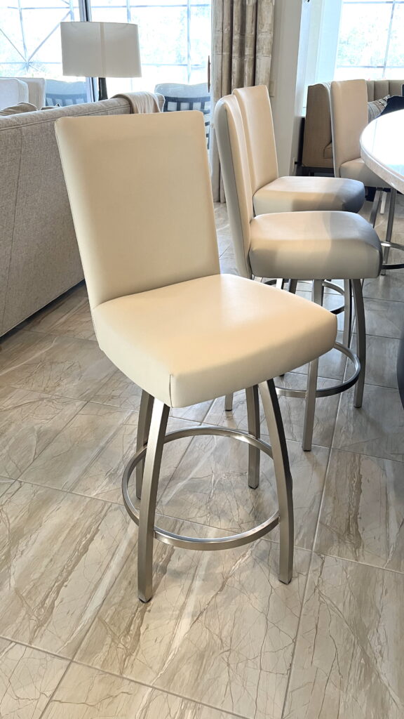 swivel barstool upholstery