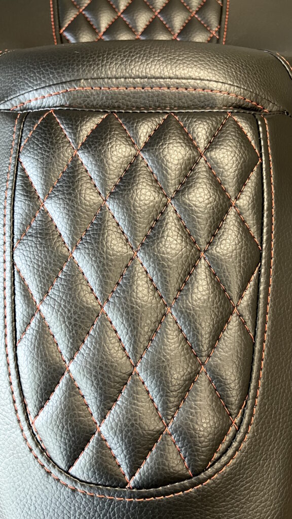 motorcycle seat stitching upholstery