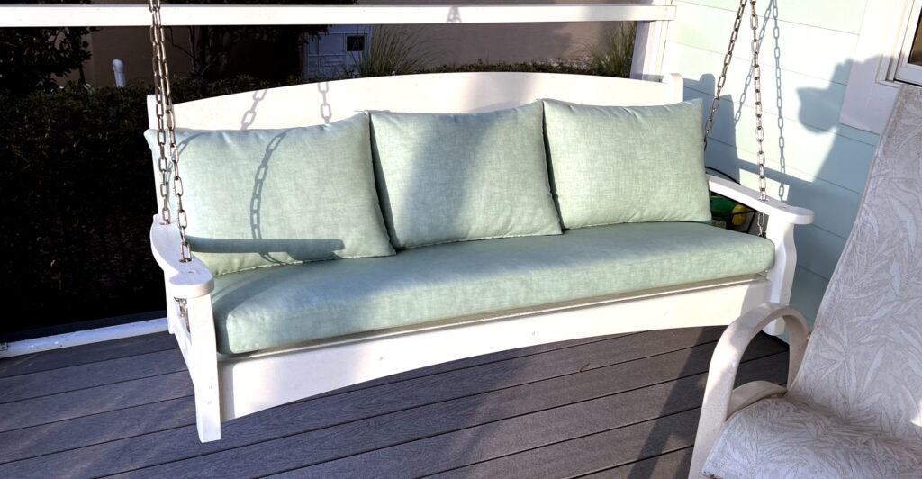 Outdoor Swing Bench Cushions Upholstery