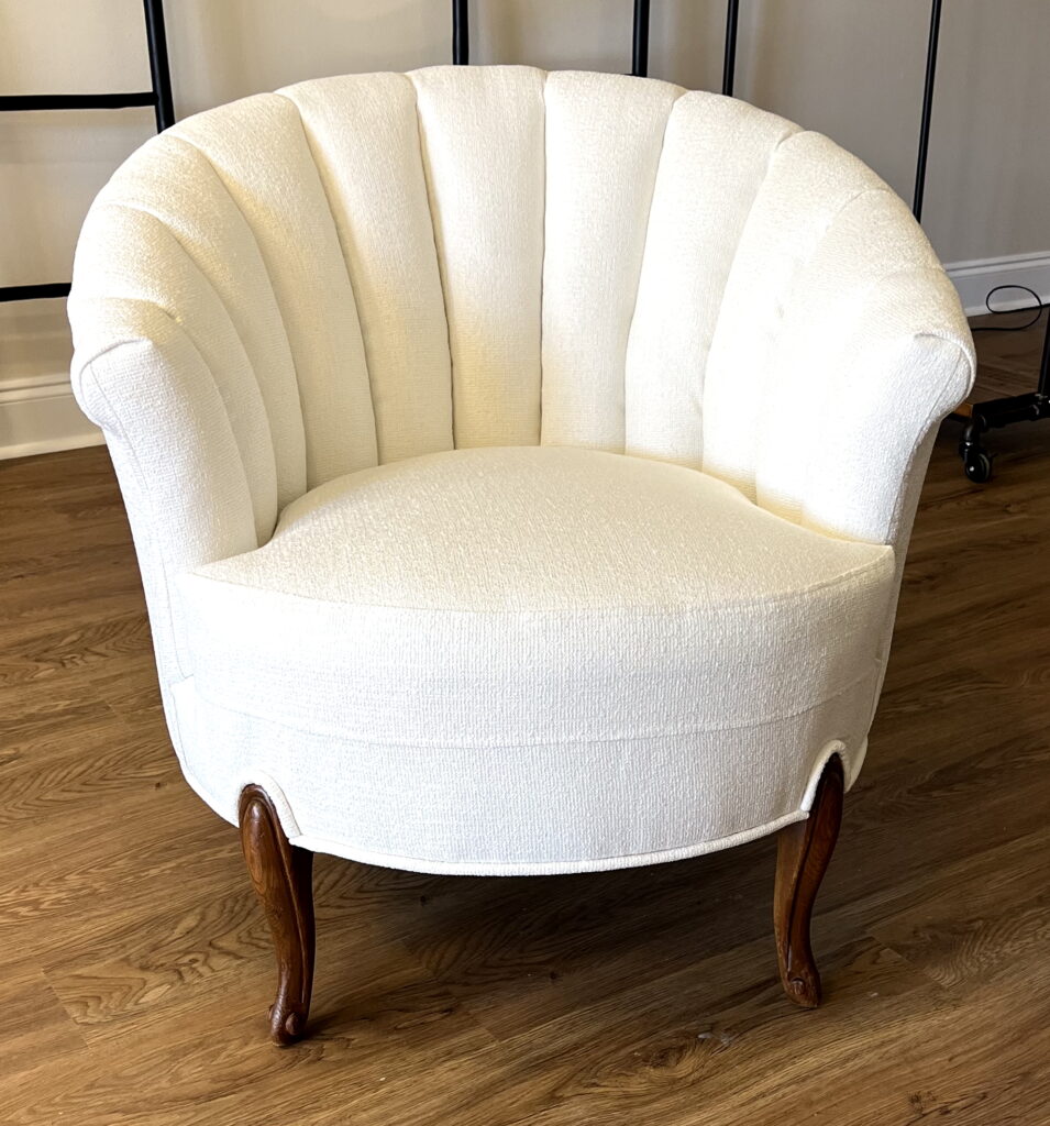 round armchair upholstery