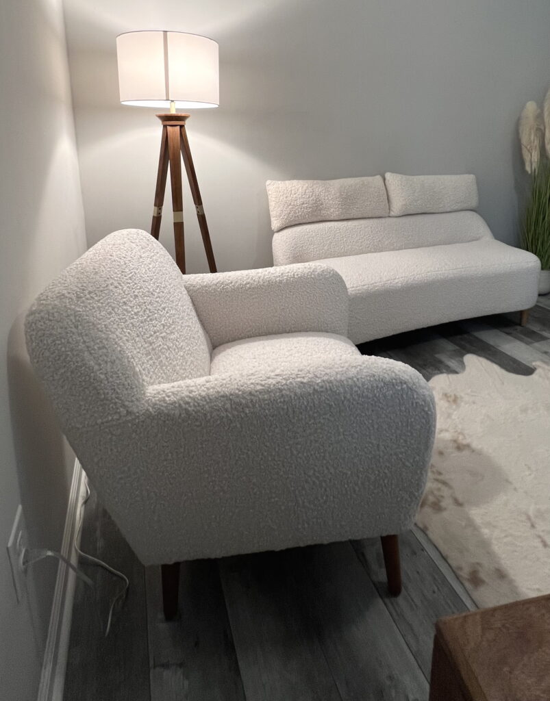 sheepskin armchair furniture