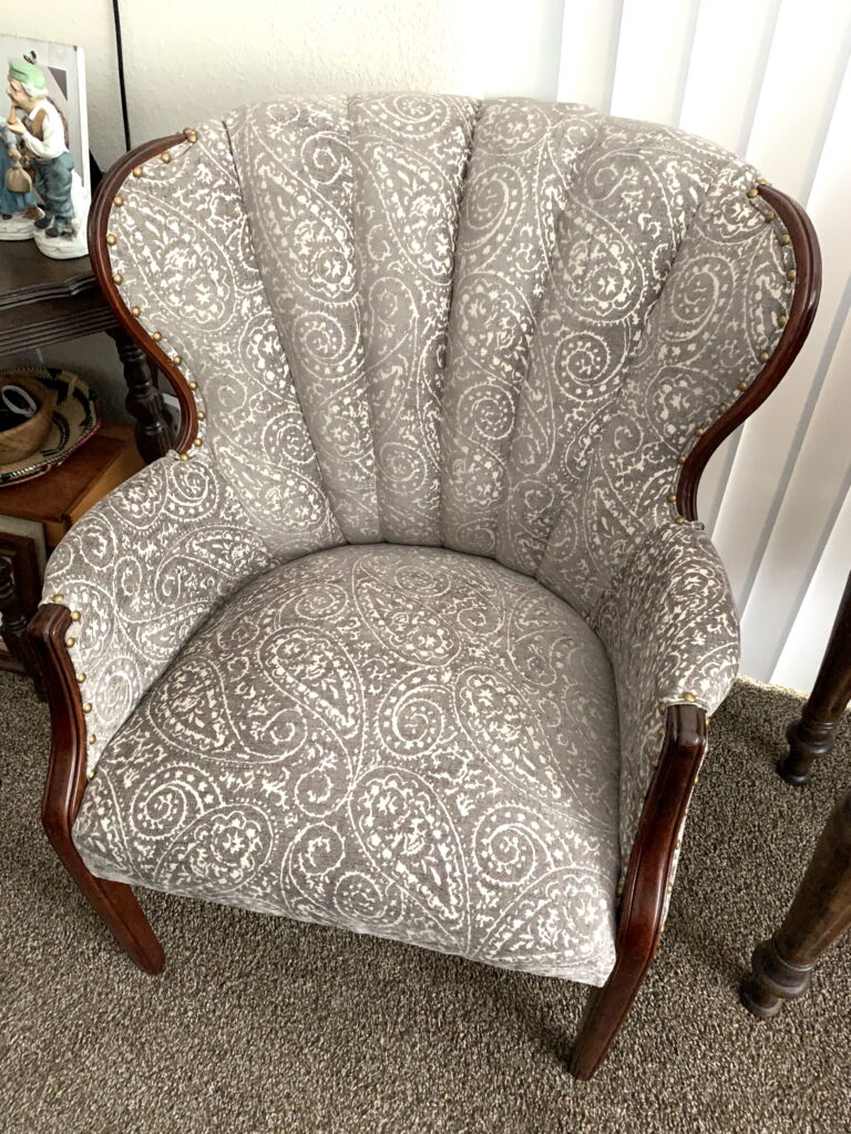 round armchair upholstery