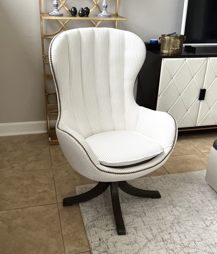 swivel armchair upholstery